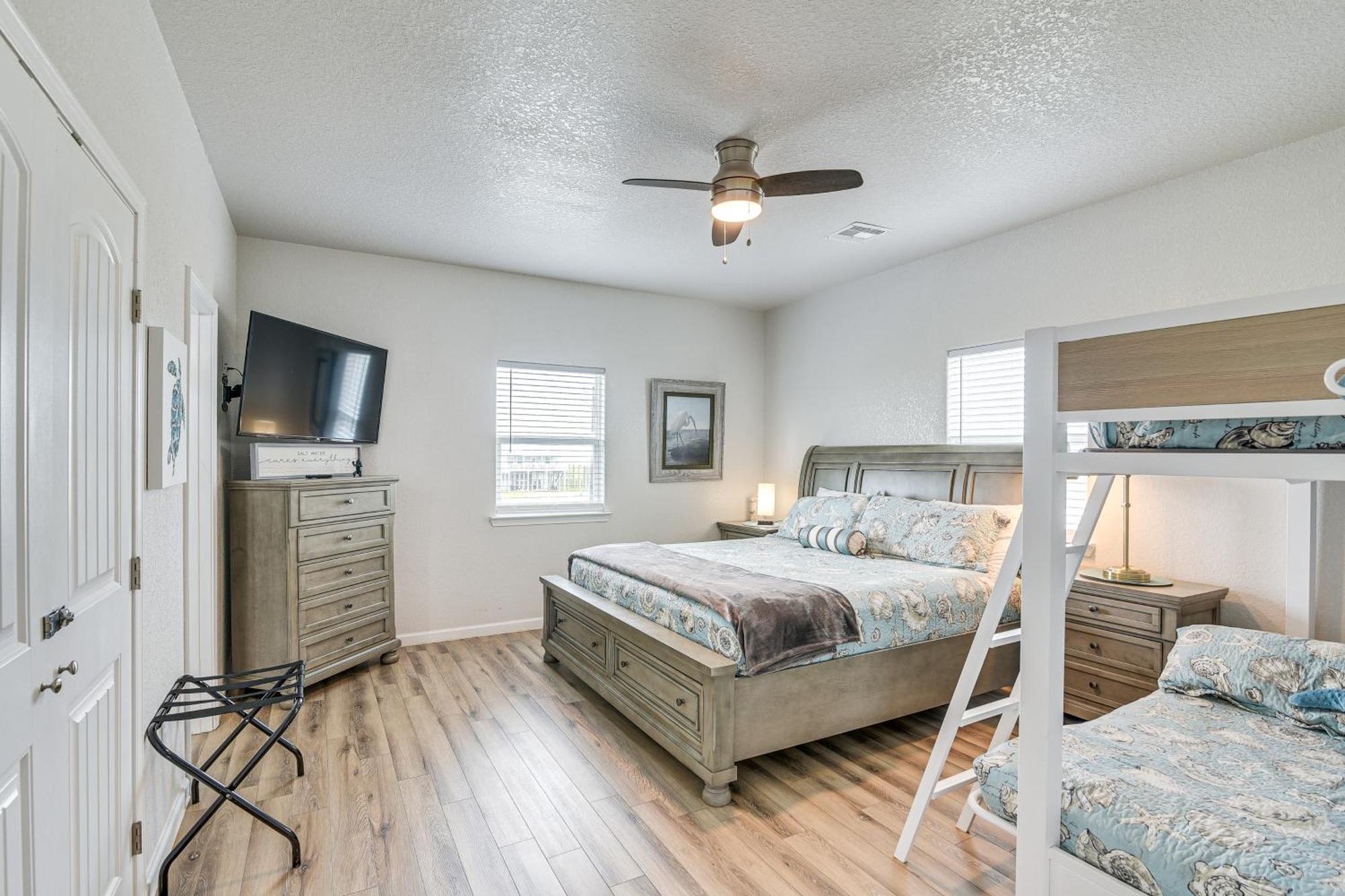 Beachfront Texas Retreat - 2 Decks, Patio And Views! 서프사이드 비치 외부 사진