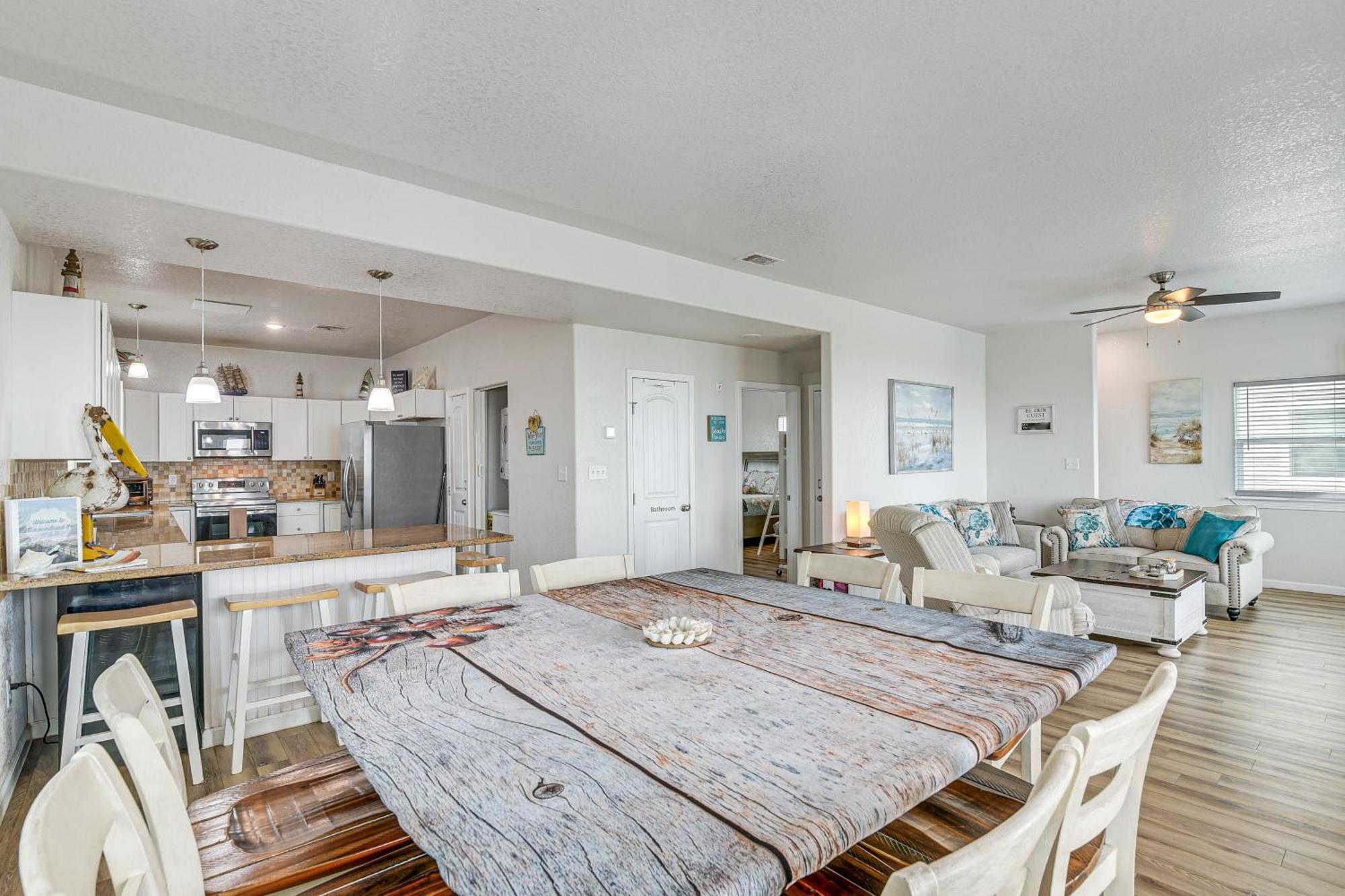 Beachfront Texas Retreat - 2 Decks, Patio And Views! 서프사이드 비치 외부 사진
