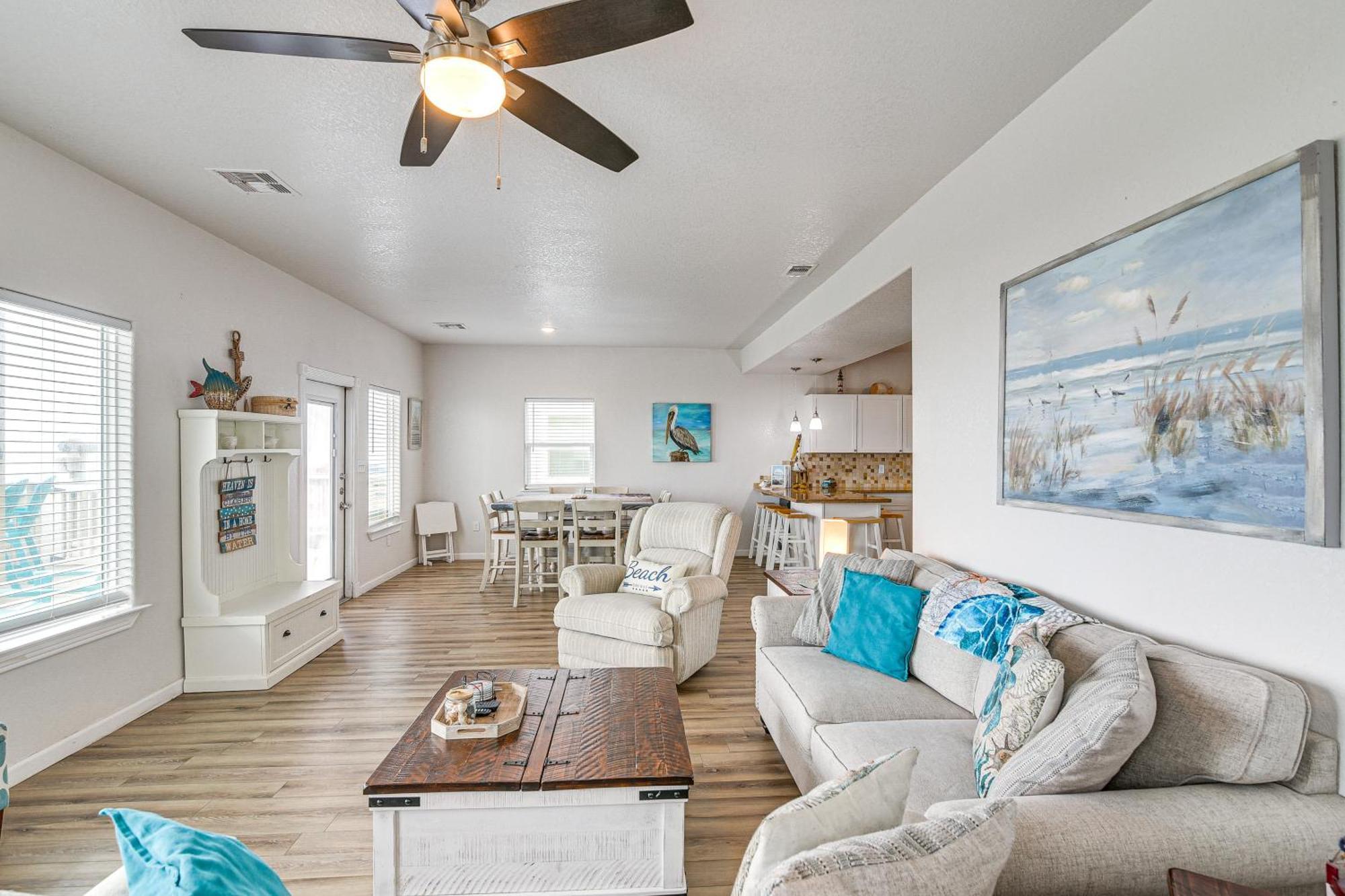 Beachfront Texas Retreat - 2 Decks, Patio And Views! 서프사이드 비치 외부 사진